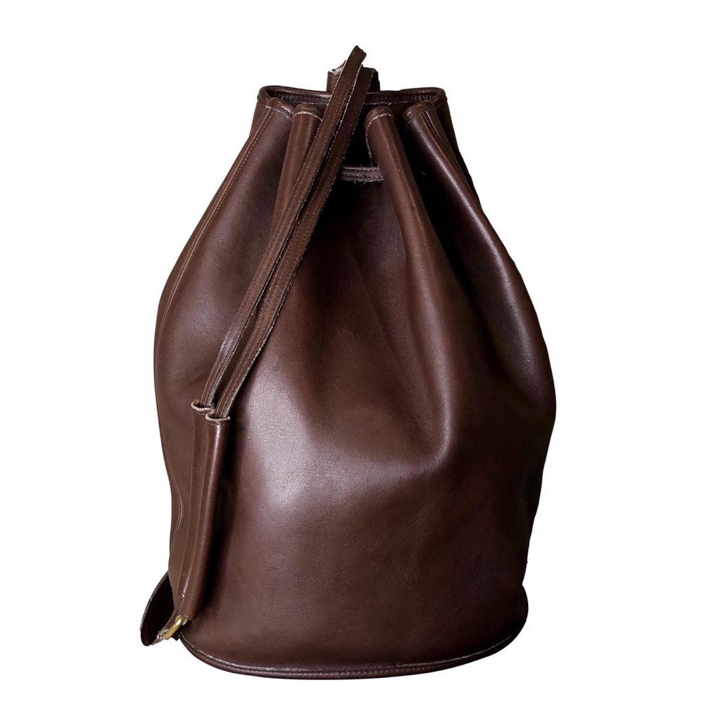 Vintage COACH Mahogany Glove Tanned Leather Sling Backpack Shoulder Bag 9929 - Picture 16 of 16